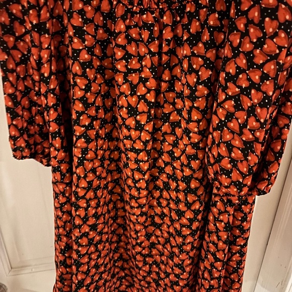 Disney alice in wonderland cold shoulder Sleeve Midi Sundress - Picture 7 of 9